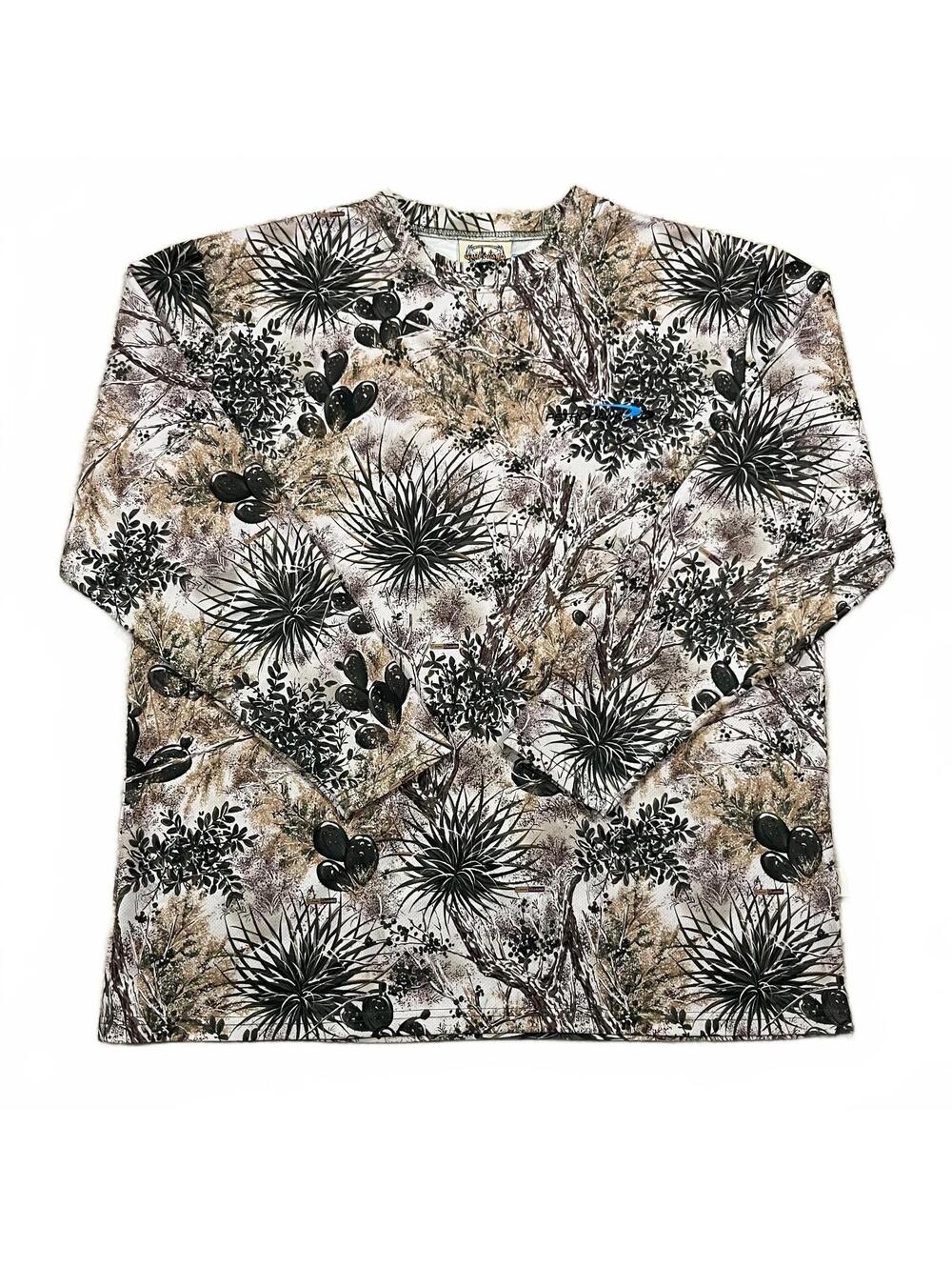 GameGuard Desert Camo Polyester Long Sleeve T Shirt Size Large
